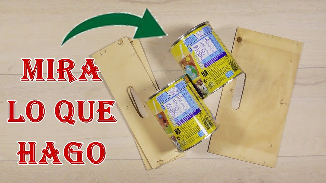 MIRA LO QUE HAGO CON LATAS Y CAJAS DE FRUTAS