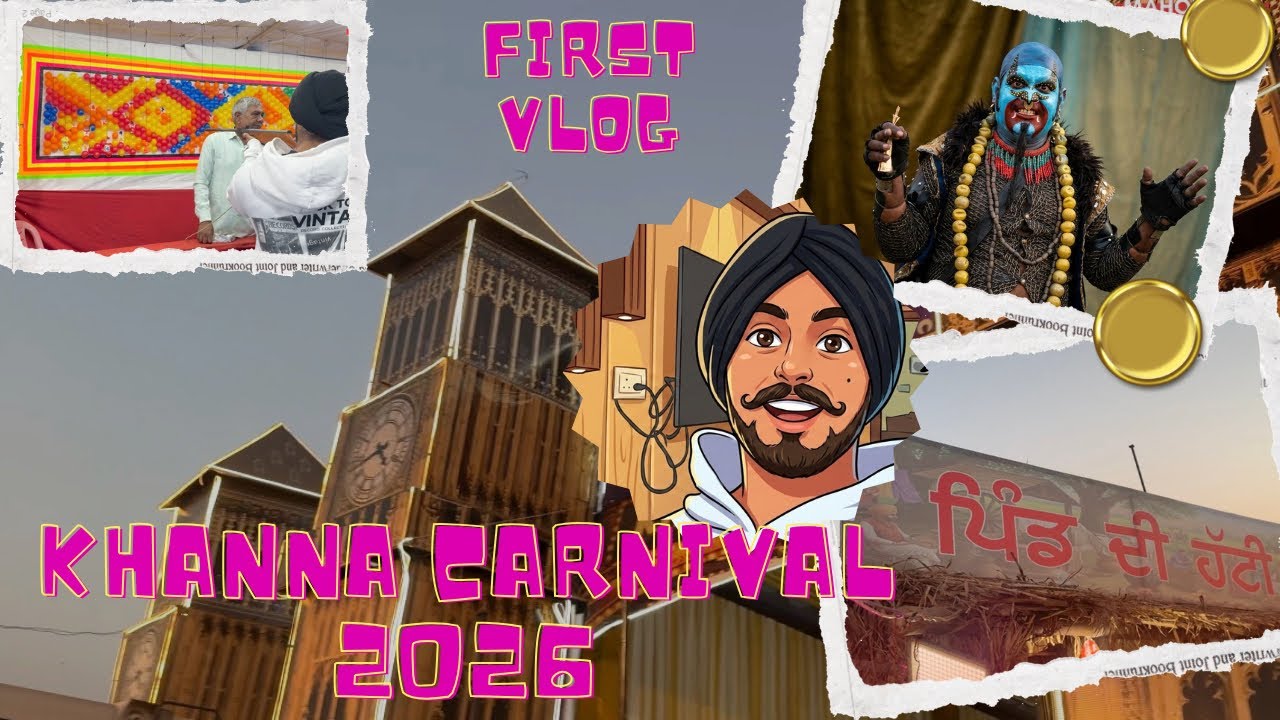 Khanna carnival 2026  🎡 🎪 #vlog #enjoyment #funnyvlog #carnaval #mela 