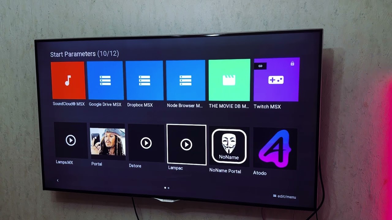СТАРТ ПАРАМЕТР ATODO ДЛЯ ВСЕХ УСТРОЙСТВ MEDIASTATION X / ANDROID TV /BOX