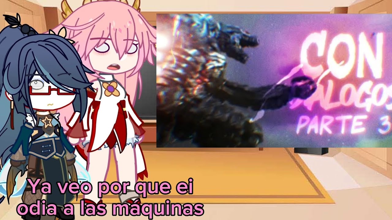 Las chicas de Genshin Impact reaccionan a Godzilla vs Kong con diálogos 3 Créditos en la descripción
