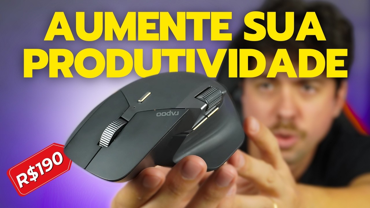 RAPOO MT760: O MOUSE PERFEITO para aumentar sua PRODUTIVIDADE?
