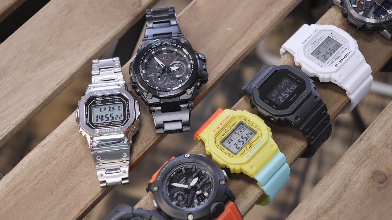 Распаковываю 9 часов Casio G-Shock по цене от 8990 до 84 990 рублей