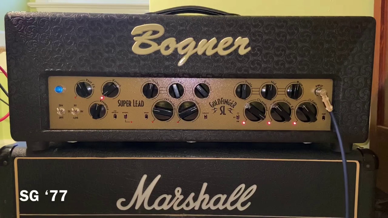 Bogner Goldfinger Superlead - Strat, SG, and Les Paul Tones