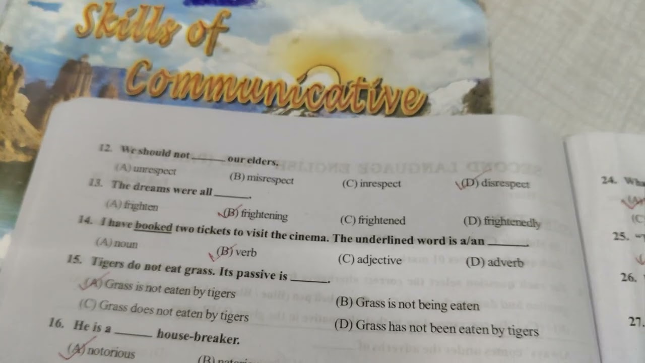 Class 9th Annual examination English question answer discussion 