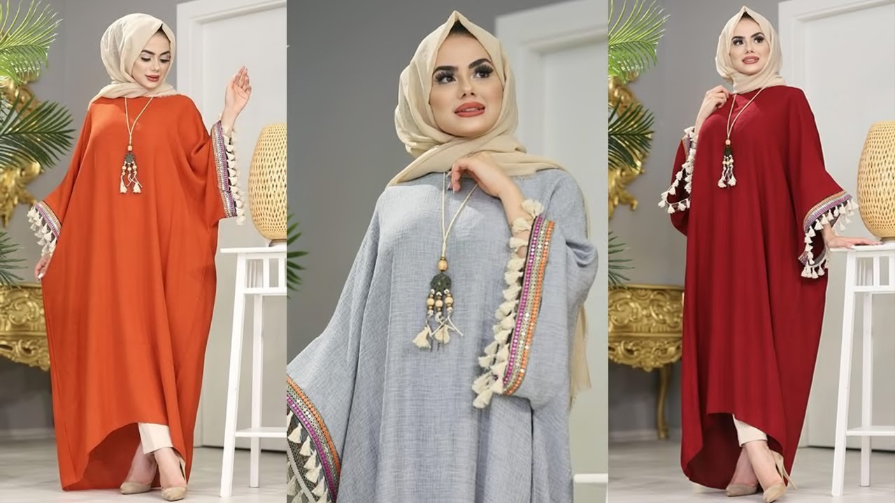 في 6 دقائق فقط فصلي عباية فضفاضة رائعة😍 وسهلة لفصل الصيف