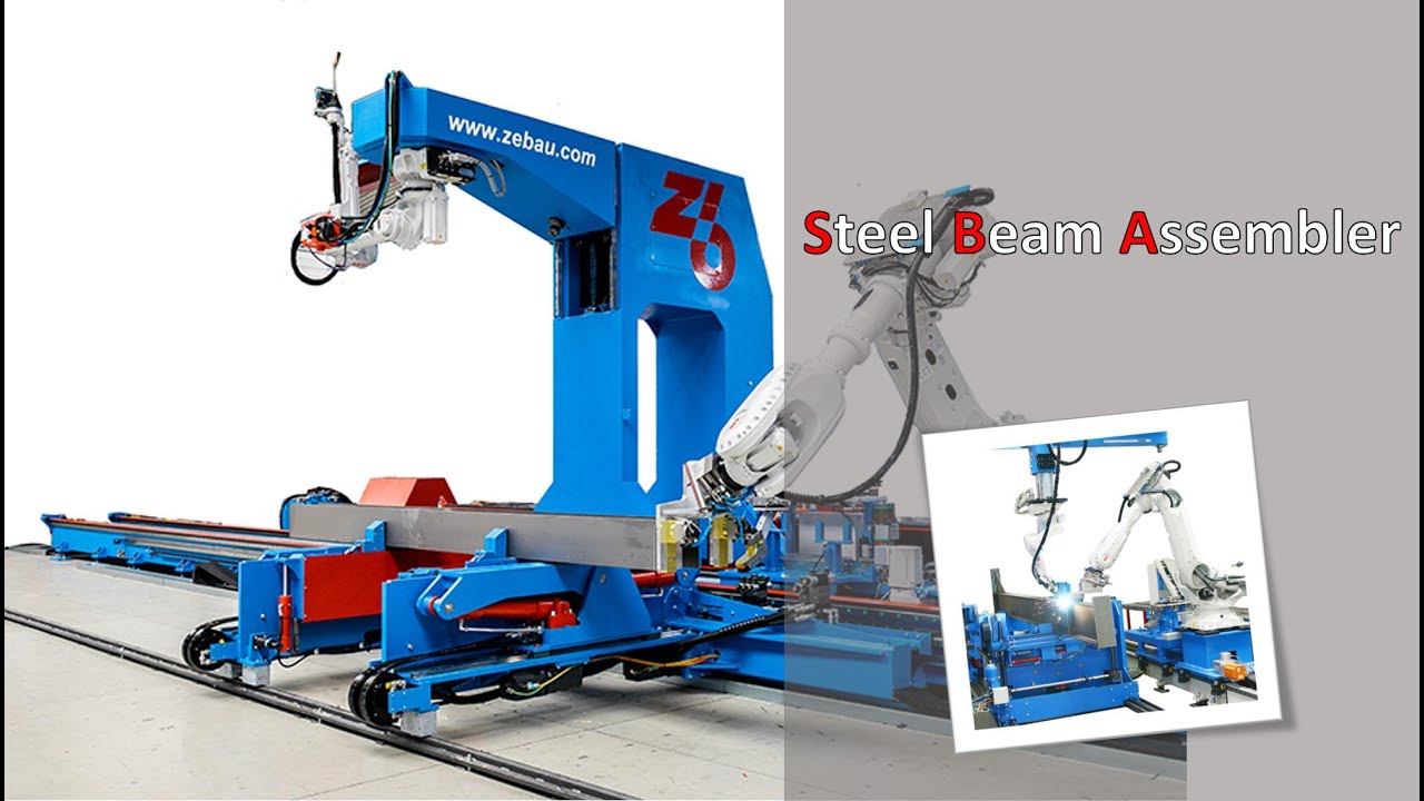 Robotic Steel Beam AssemblerSBA conti+(철골가공기계  형강가공기계 지오테크 / 티에스엠씨)