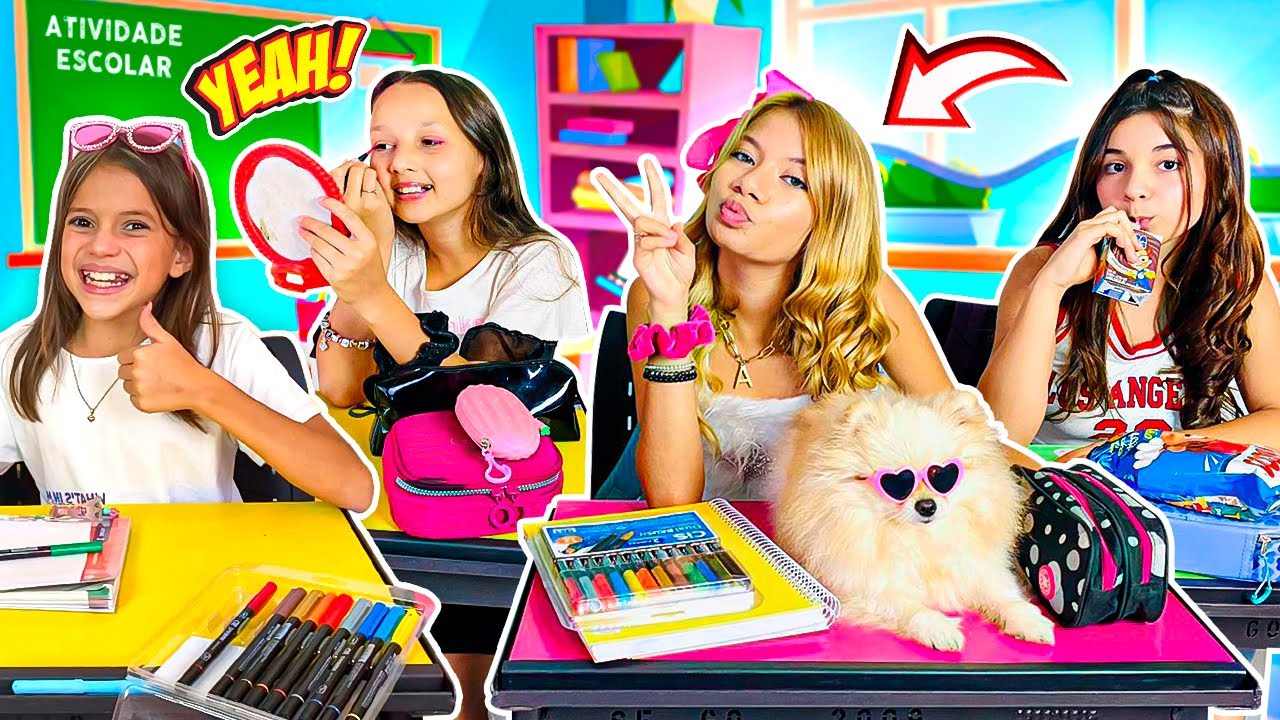 Amanda Nathanry e Histórias Engraçada sobre Escola com os seus amigos - FT Jéssica Sousa