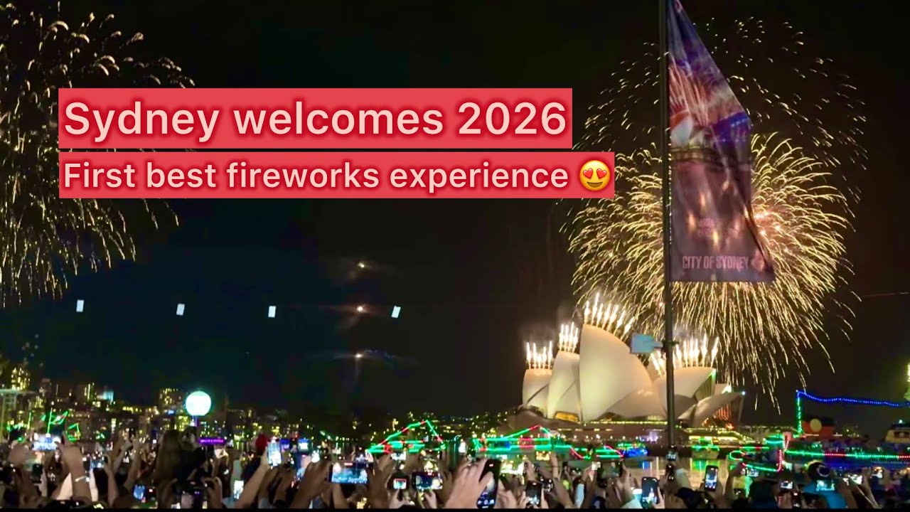 Sydney Welcomes 2026 - New Year Eve - Fireworks Australia 🇦🇺 