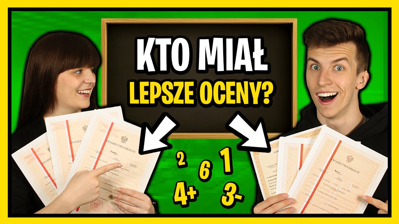 KTO Z NAS LEPIEJ SIĘ UCZYŁ? ◉_◉ NASZE ŚWIADECTWA Z: podstawówki i gimnazjum!
