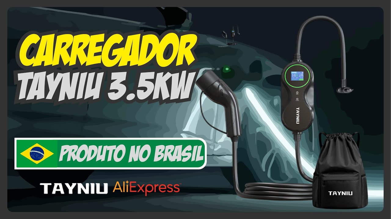 CARREGADOR PORTÁTIL para CARRO ELÉTRICO BOM e BARATO - TAYNIU 3.5KW