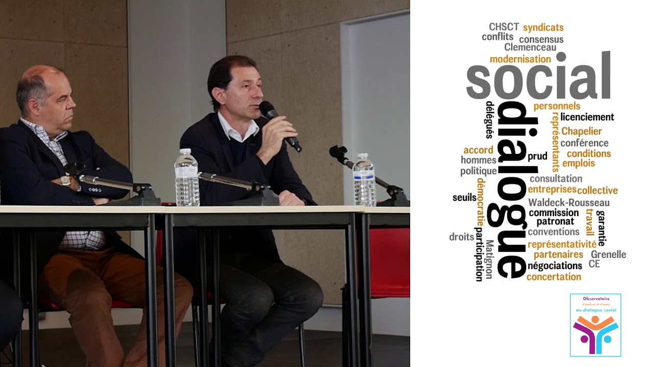 Rencontres dialogue social Vienne - Observatoire 86 - 09/04/2019