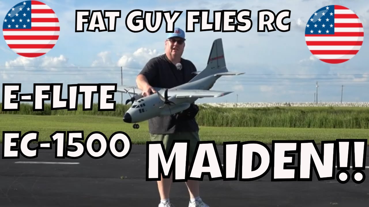E-FLITE EC-1500 MAIDEN от Fat Guy Flies RC
