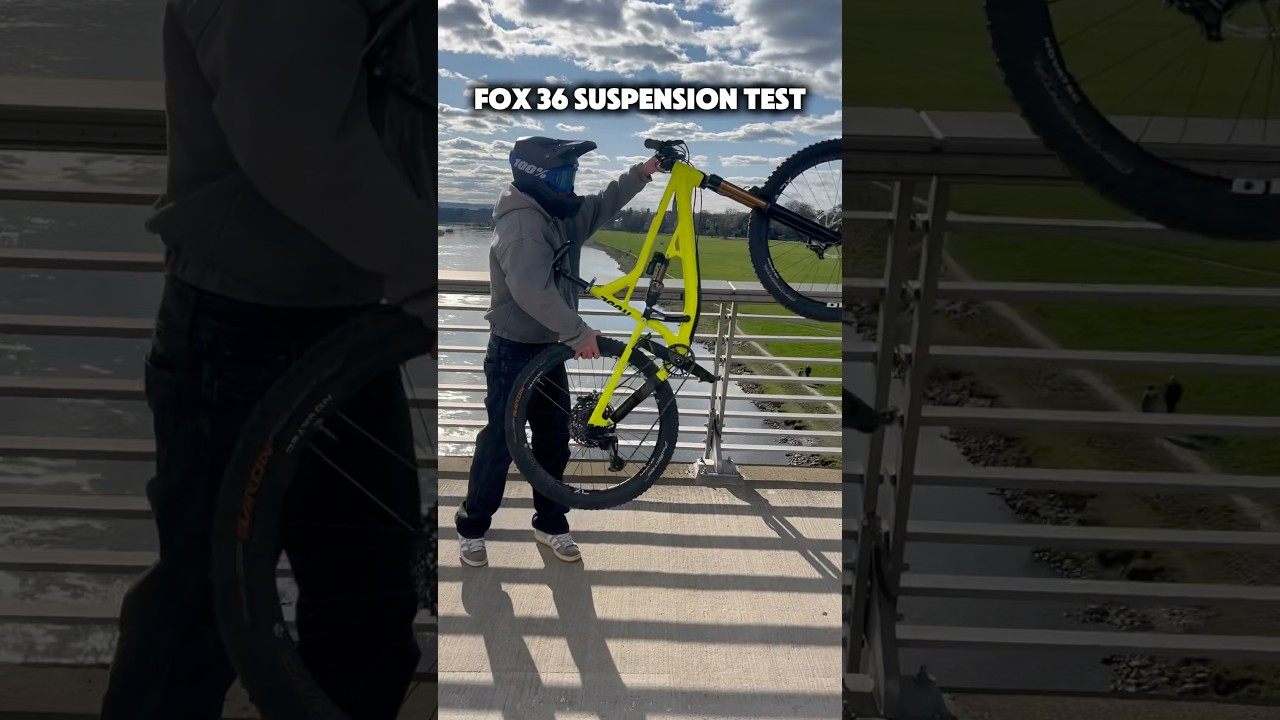 Suspension Test Fox 36 Kashima 🔥 #mtb #bike #suspensiontest #freeridemtb #mountainbike #rosebikes