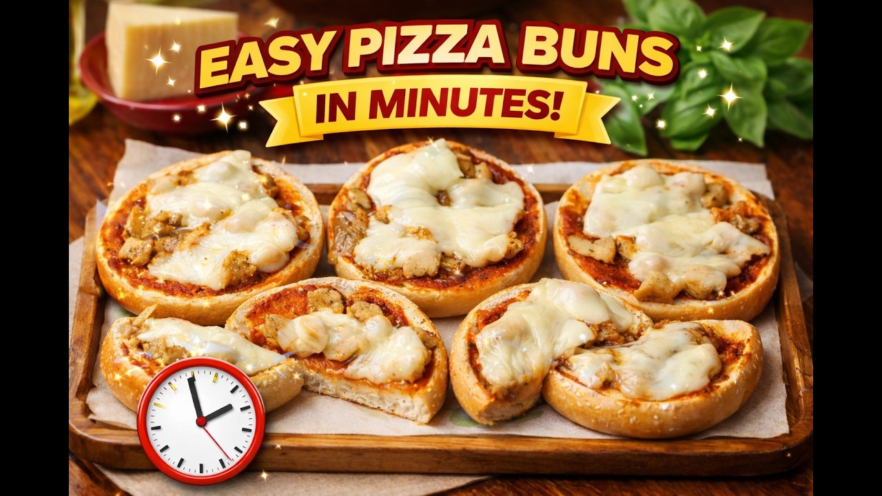 Instant Pizza Buns Recipe | Crispy, Cheesy In Minutes | Quick Pizza Snack | Season 6 Ep 20 #SFBF