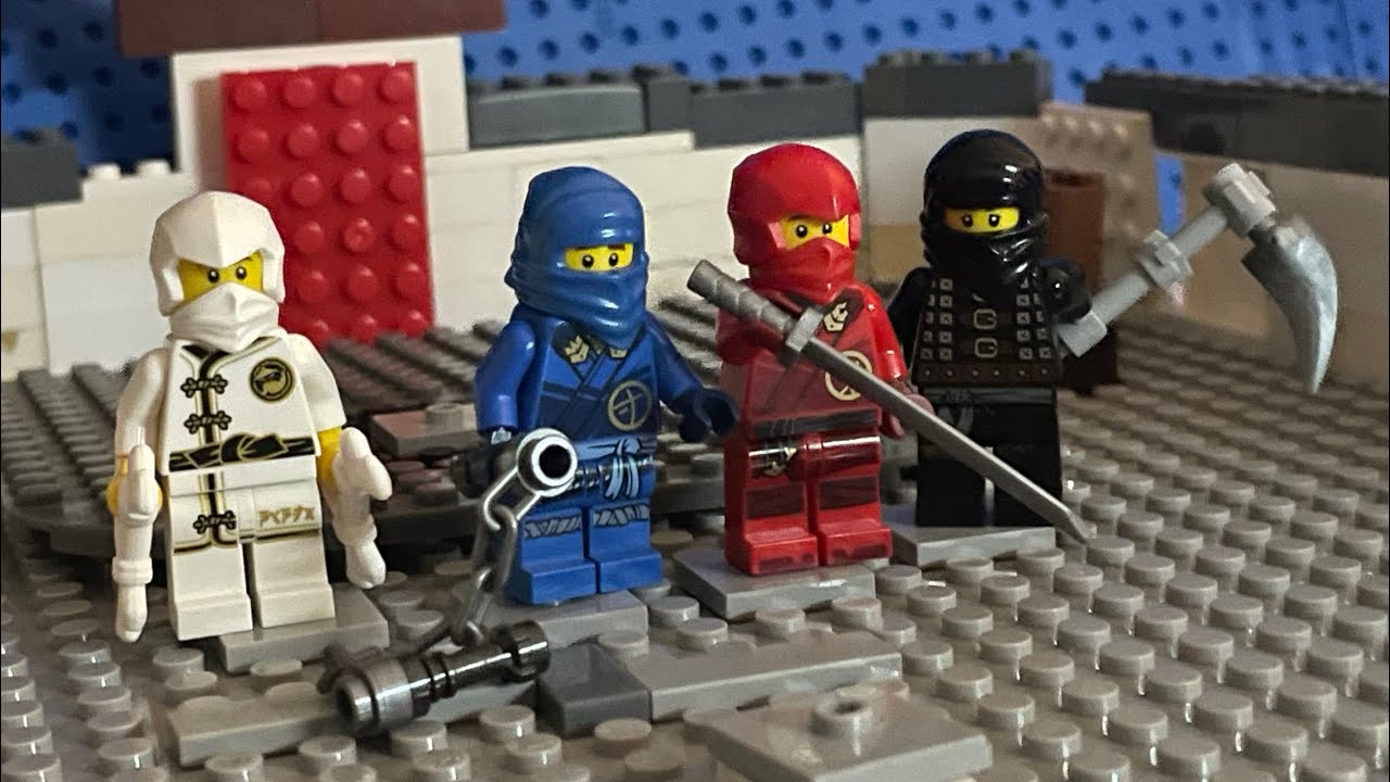 Kai meets his team 2011 Ninjago 15th anniversary recreation