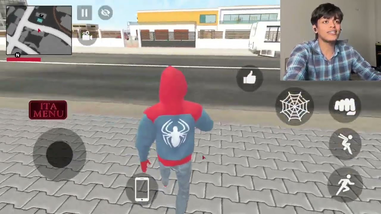 Franklin Became Spiderman and STUCK Inside The Train 😧 INDIAN THEFT AUTO SIMULATOR 