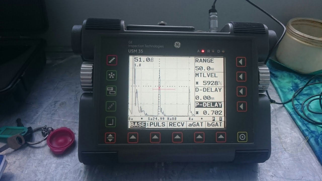 Service Krautkramer USM-35 Ultrasonic Flaw Detector No save Memory after on/off and Can't On/off