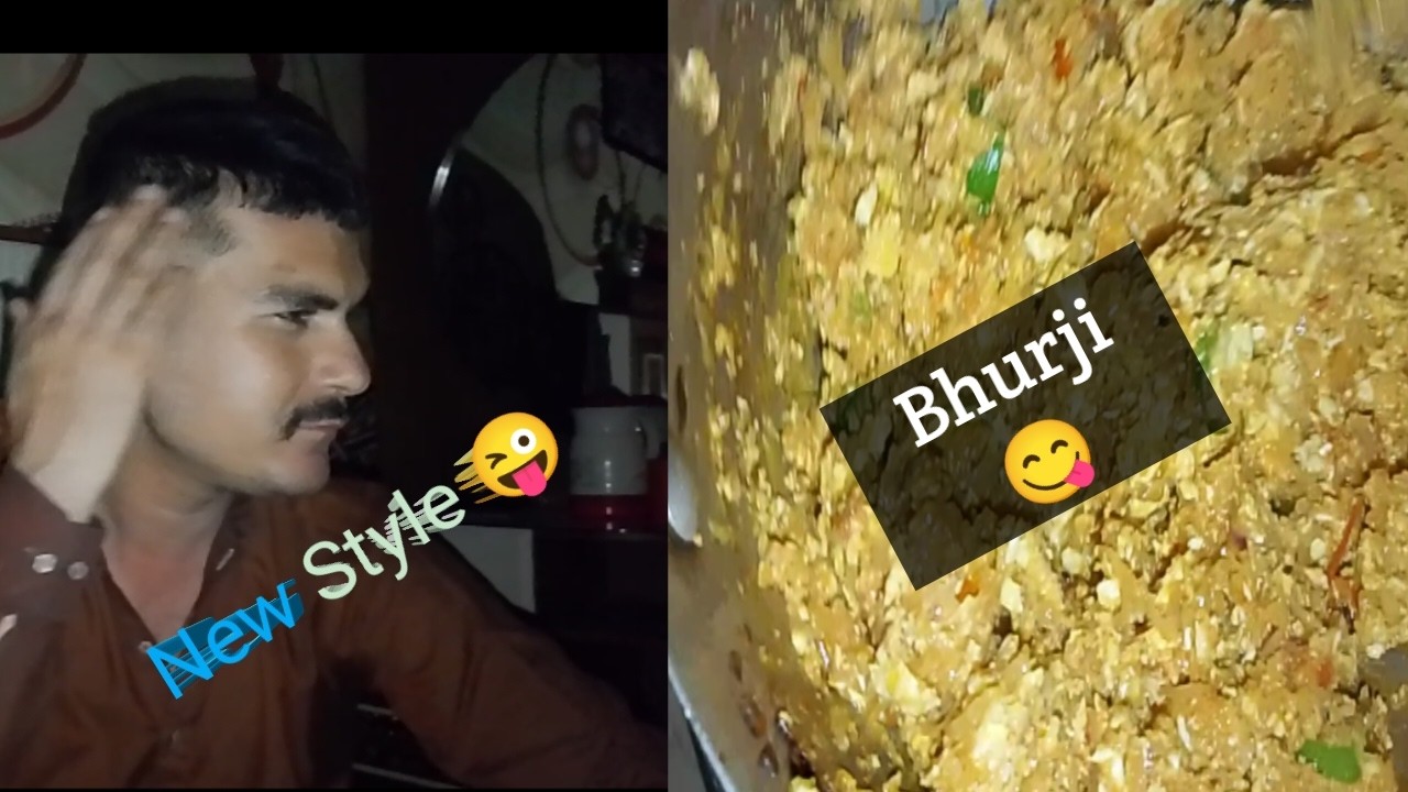 Anda bhurji | Best Anda Bhurji Recipe 🤤| Haneef New Haircut 😜