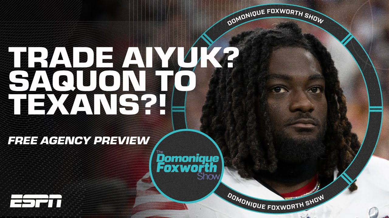 NFL Free Agency Preview 🏈 Trade Brandon Aiyuk? Should Houston get Saquon? | Domonique Foxworth Show
