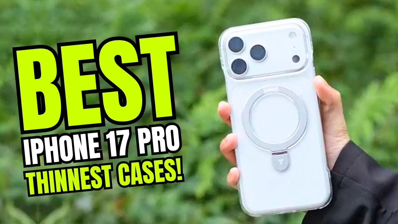 Top 3 Best iPhone 17 Pro Thinnest Cases In 2026!🔥Slim Feel, Strong Shield 💪📱