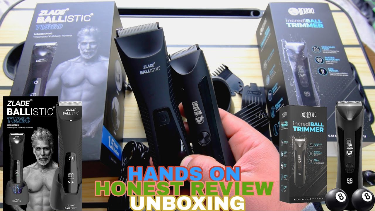 BEARDO INCREDIBALL TRIMMER VS ZLADE BALLISTIC TRIMMER | BEST TRIMMER FOR MEN | BALLS & BODY TRIMMER