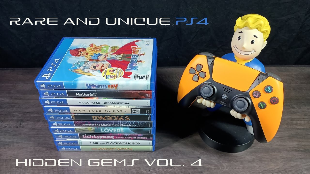 Редкие и уникальные скрытые драгоценности PS4, том 4 с обзорами!!