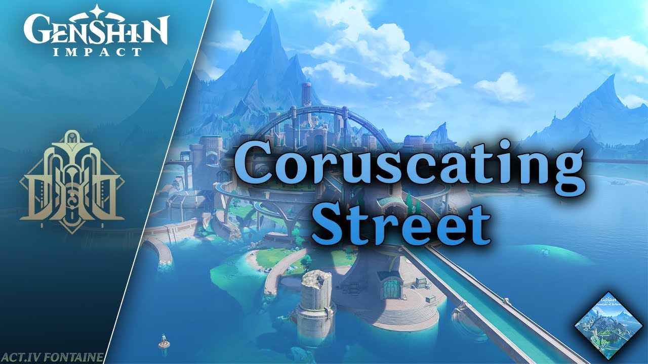 Coruscating Street &mdash; Court of Fontaine (Night) | Genshin Impact OST: Fountain of Belleau