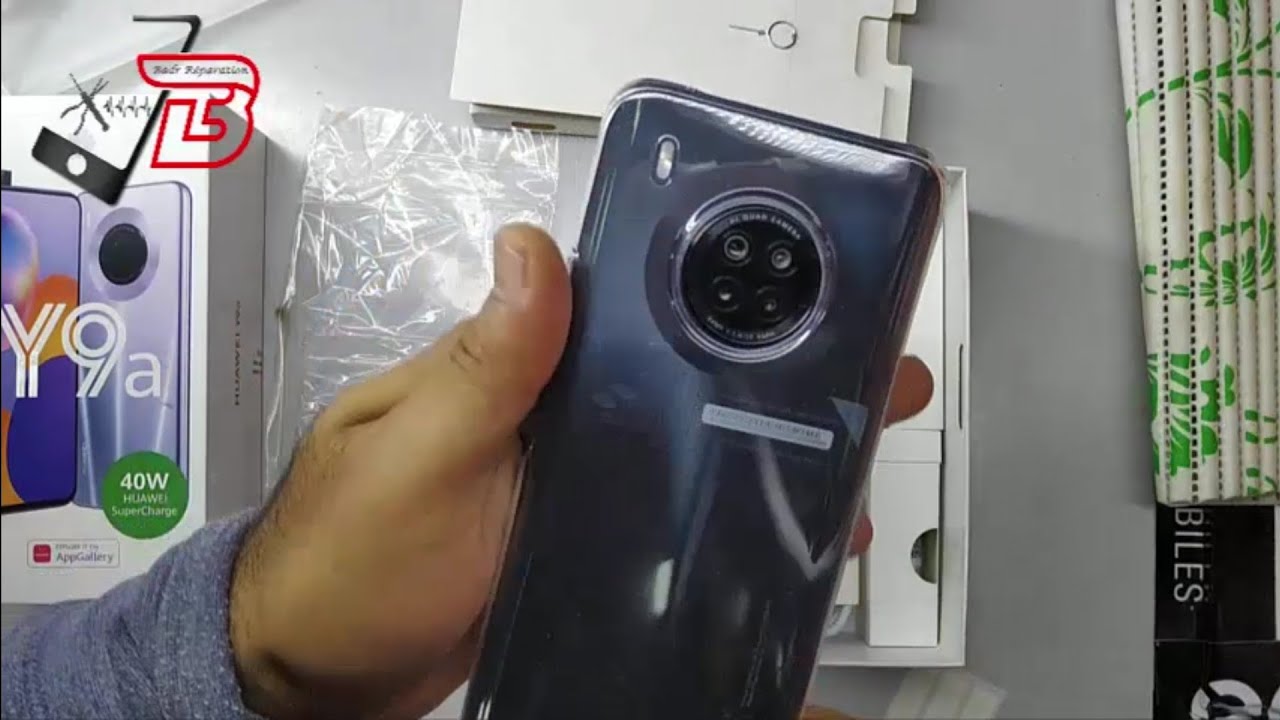 فتح علبه الهاتف المحير   Huawei Y9a