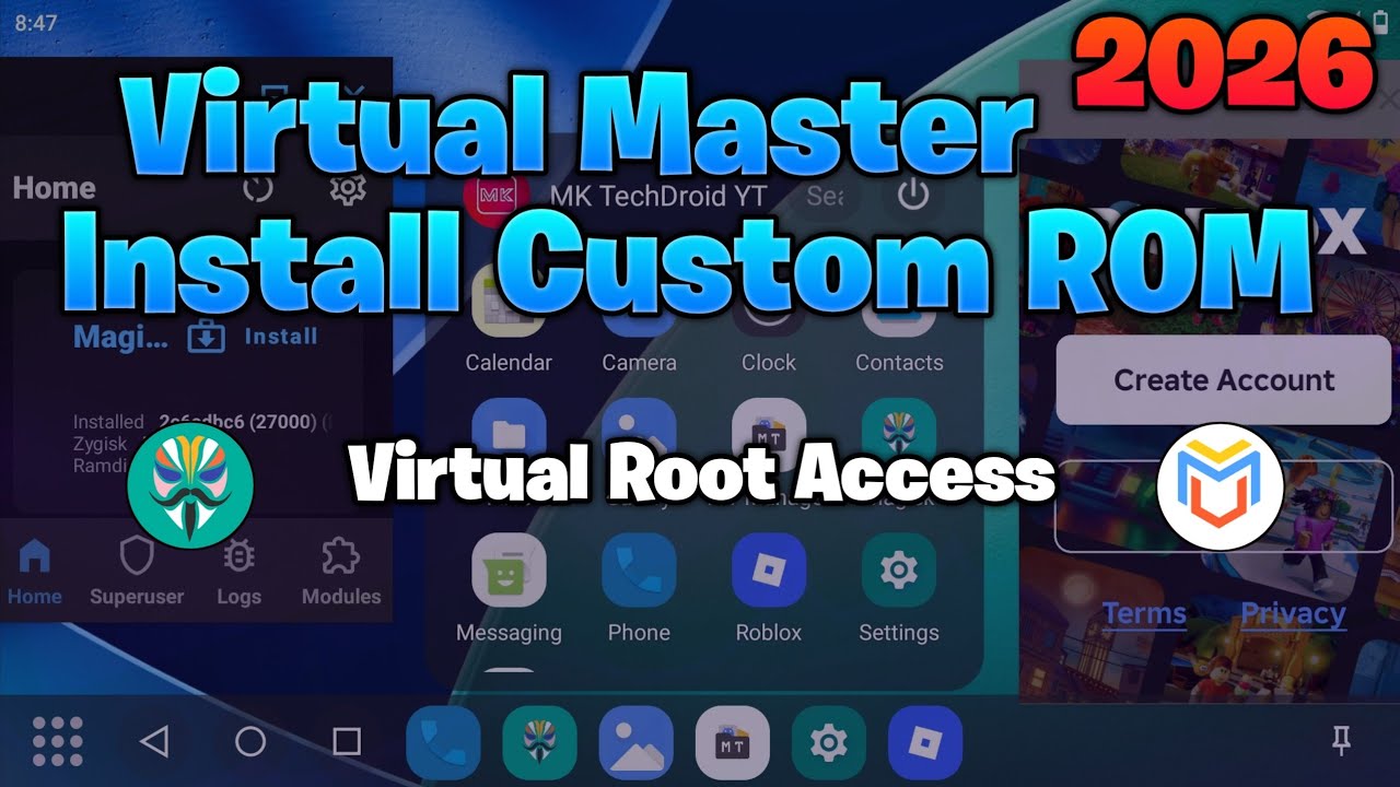 How to add Custom ROM in Virtual Master