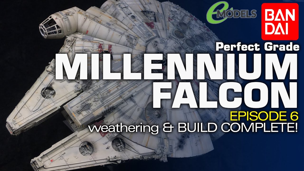 Bandai 1/72 Perfect Grade Millennium Falcon EPISODE 6! Weathering & BUILD COMPLETE