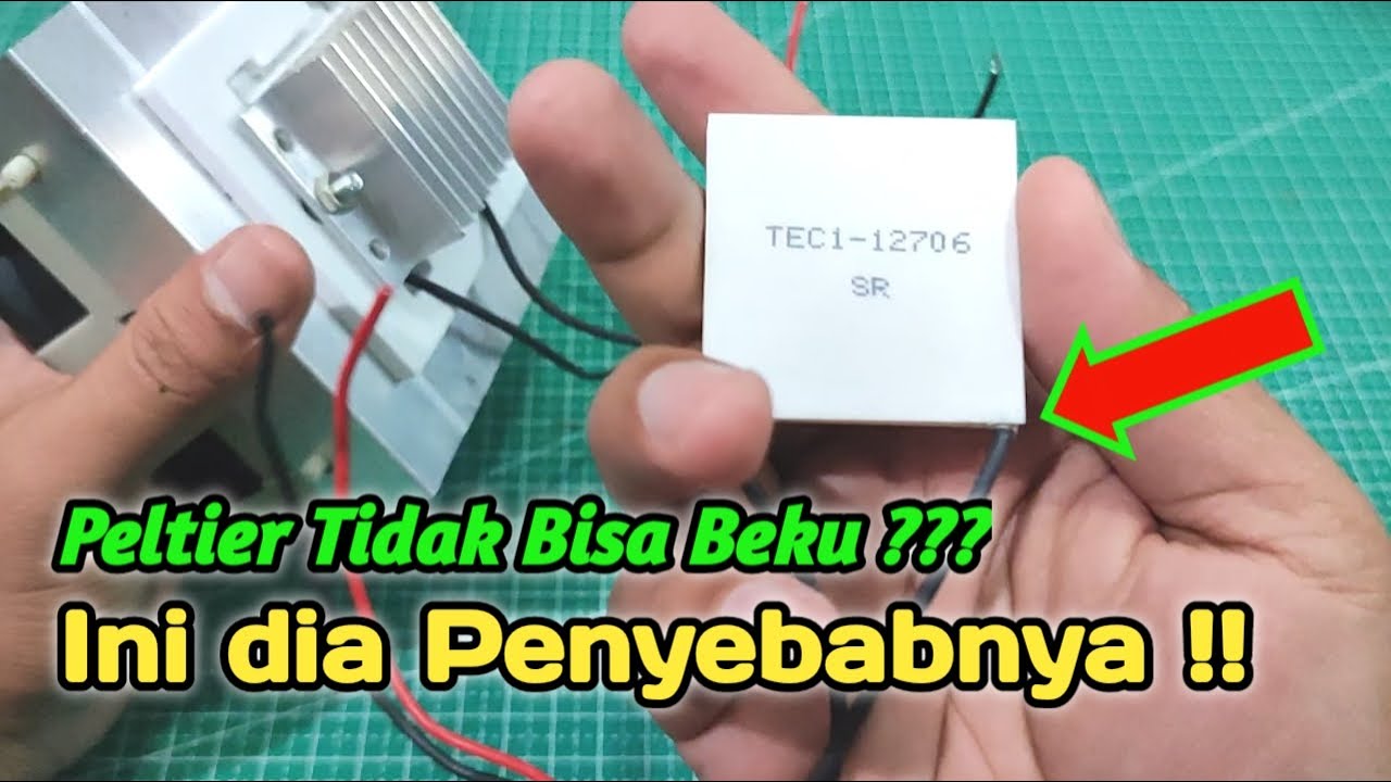 PENYEBAB PELTIER TIDAK BISA BEKU