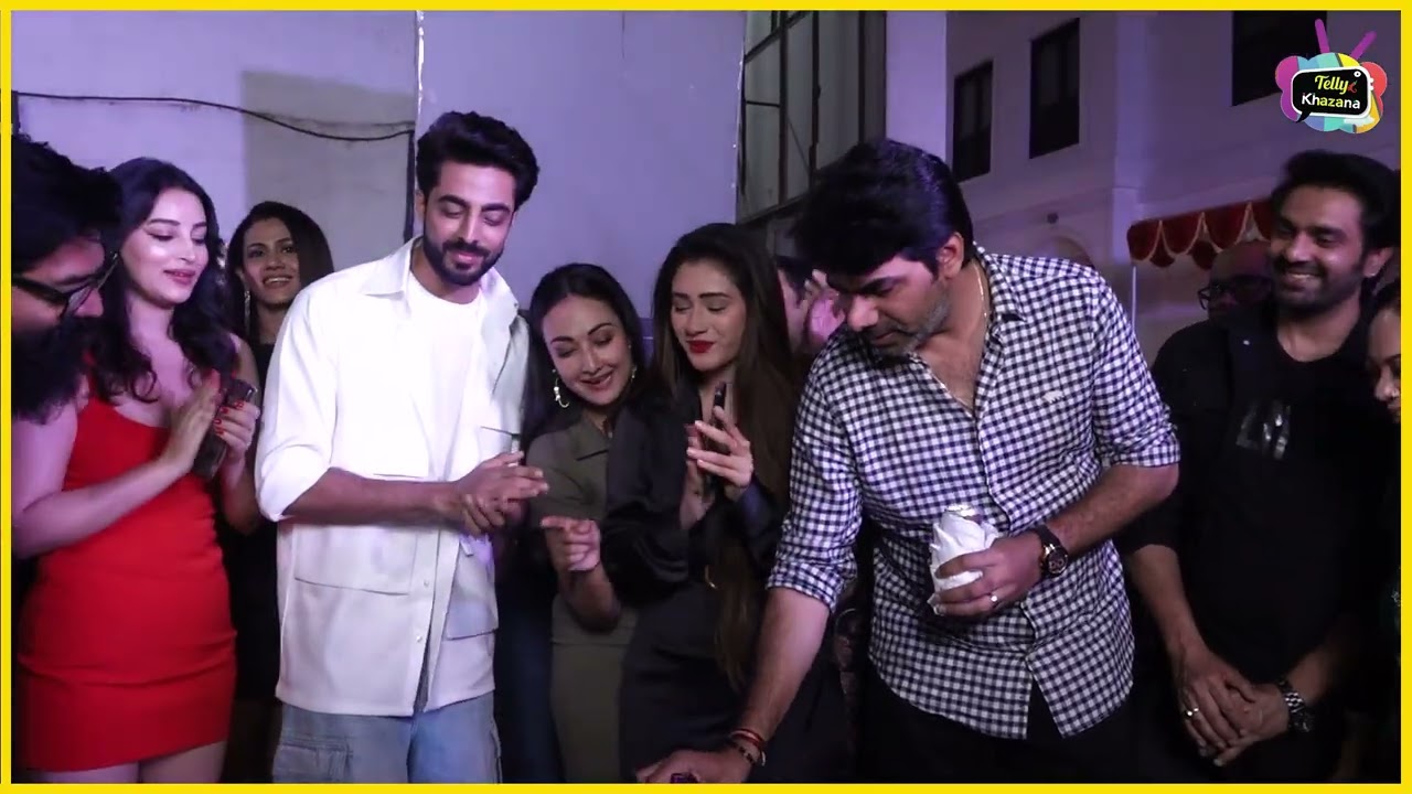 Jhanak on location 100 episode cake cutting| देखिए कैसे मजेदार तरीके से हुआ बवाल celebration