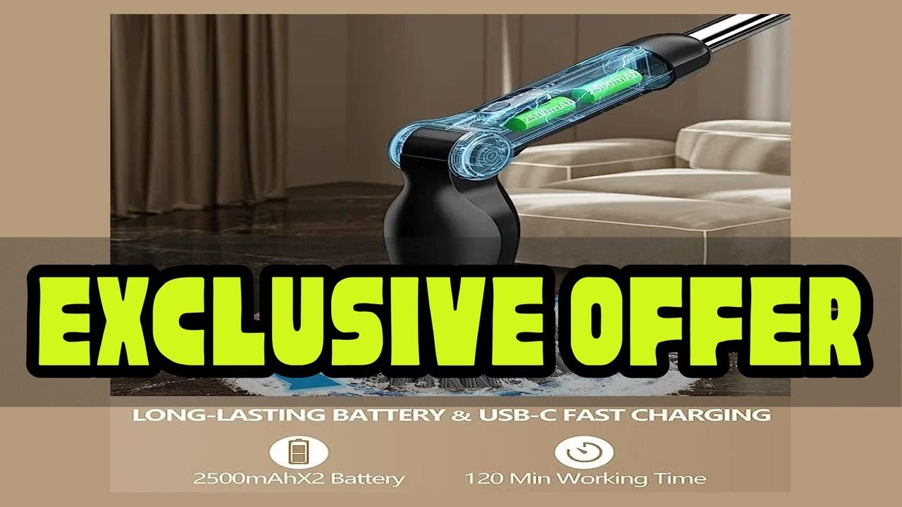 8 in 1 Adjustable Electric Spin Scrubber Cordless Cleaning Brush Set with 2 Speeds Extension Handle