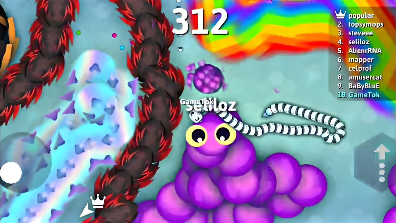 SNAKE IO 🐍 PY THON VS UFO 👾 SNAKE 🐍 EPIC SNAKEIO GAMEPLAY