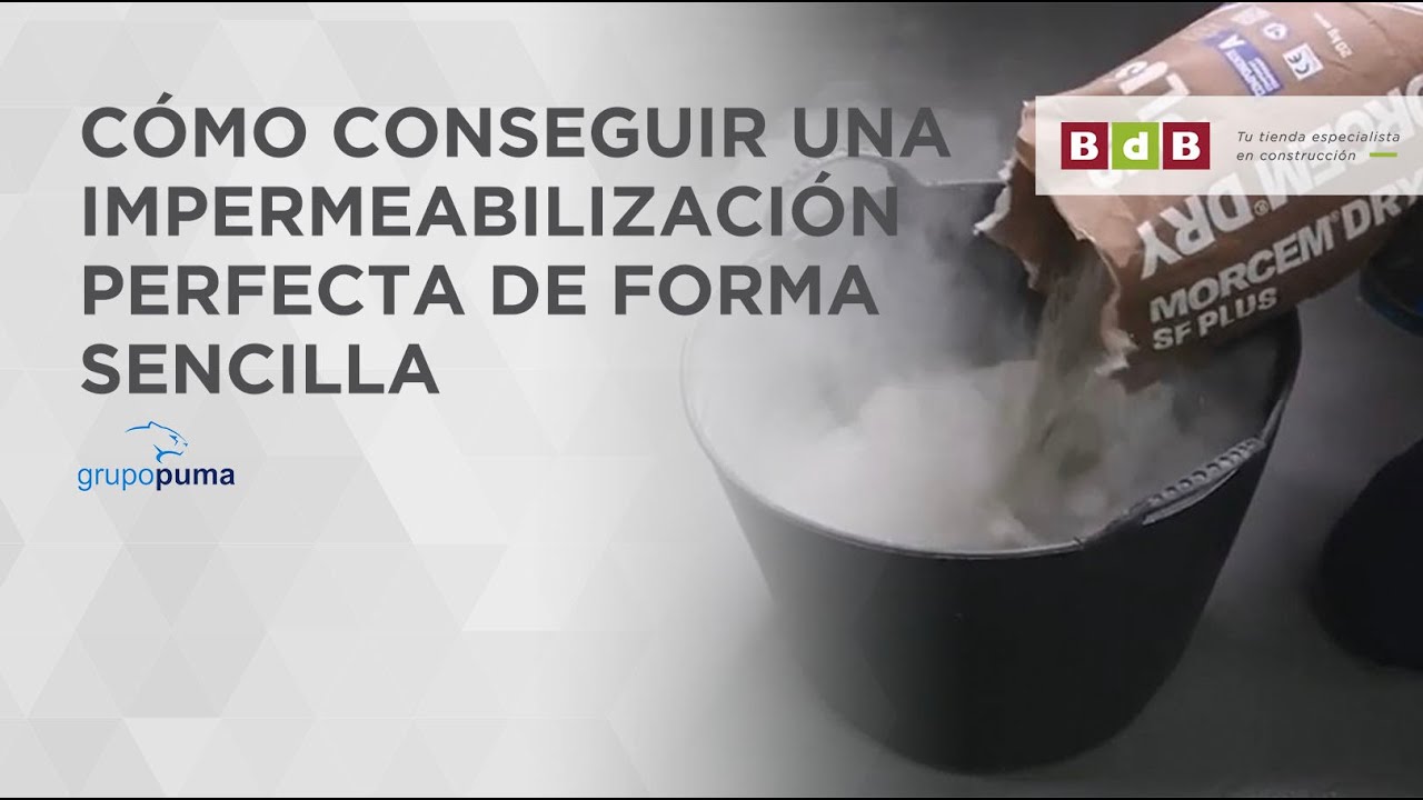 Cómo conseguir una impermeabilización perfecta de forma sencilla | BdB + Puma