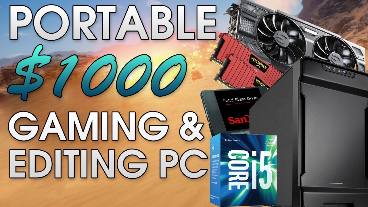 Best $1000 Gaming & Editing PC | Small Form Factor | Play games at 1440p and 4k