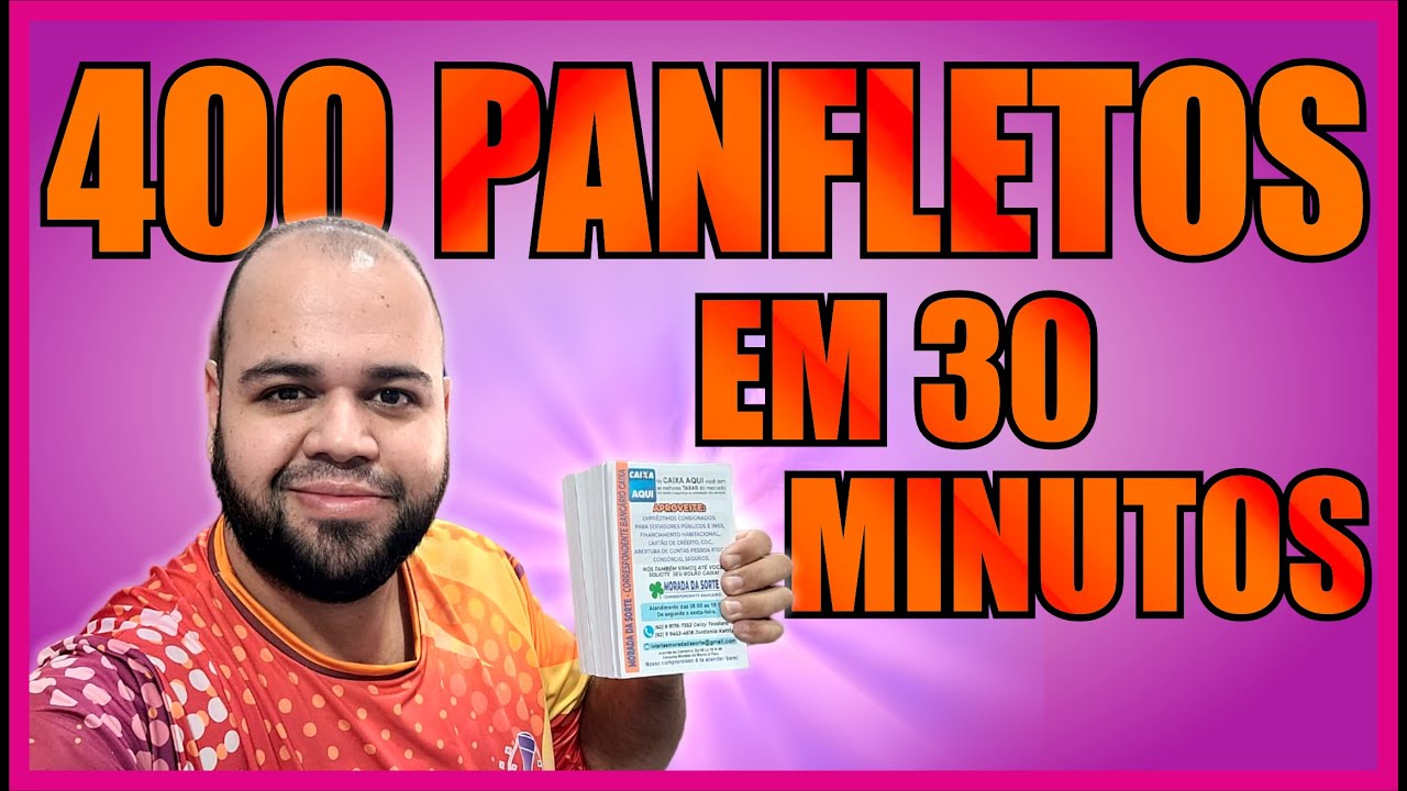 400 Panfletos na jato de tinta (Como fazer, Cortar e Precificar)