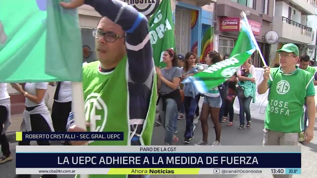 UEPC adhiere al paro de la CGT para este jueves
