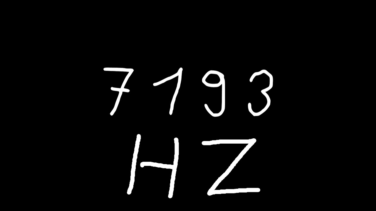 7193 hz