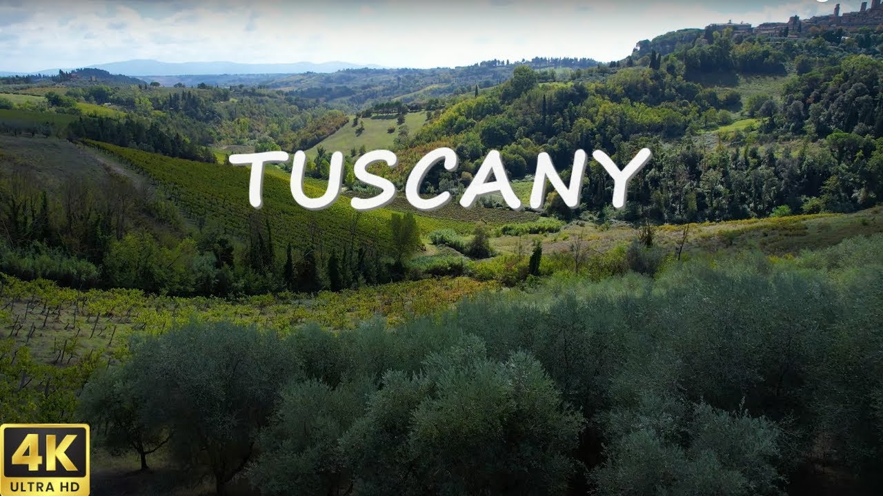 Tuscany By Drone 4K