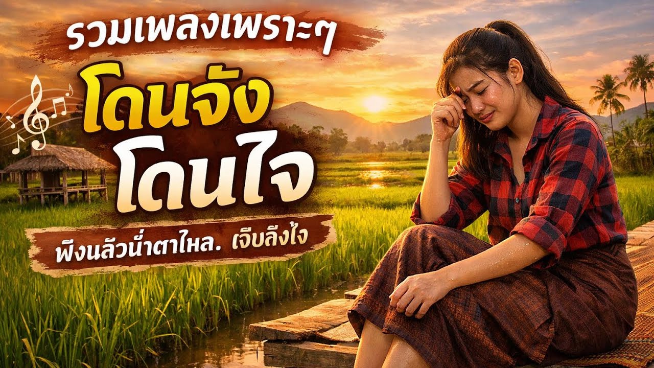 รวมเพลงฮิตโดนใจ โดนใจ ฟังสบายเพราะๆยาวๆแบบเต็มอิ่มไปเลย!!