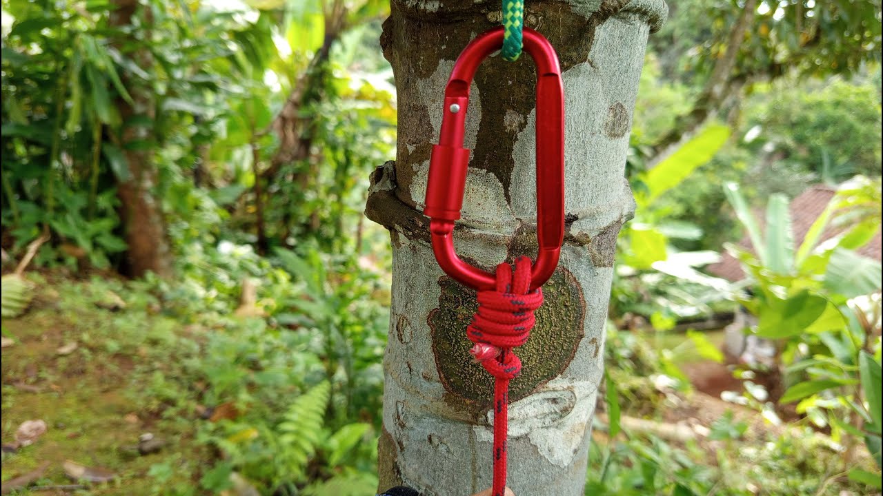 two ways to make a prusik knot on a carabiner