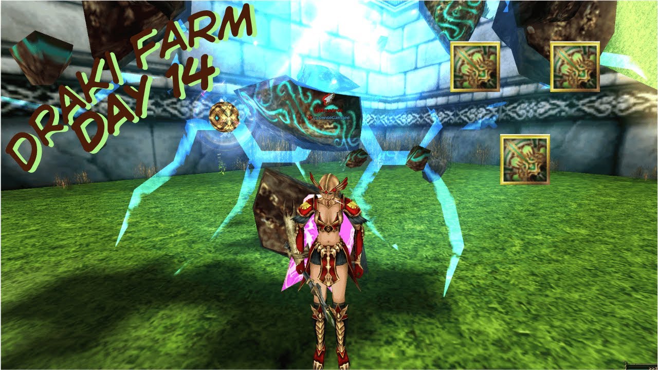 Draki Farm Day #14 / 4 Karakter 12 Tur Draki Tower / BDW / #knightonline