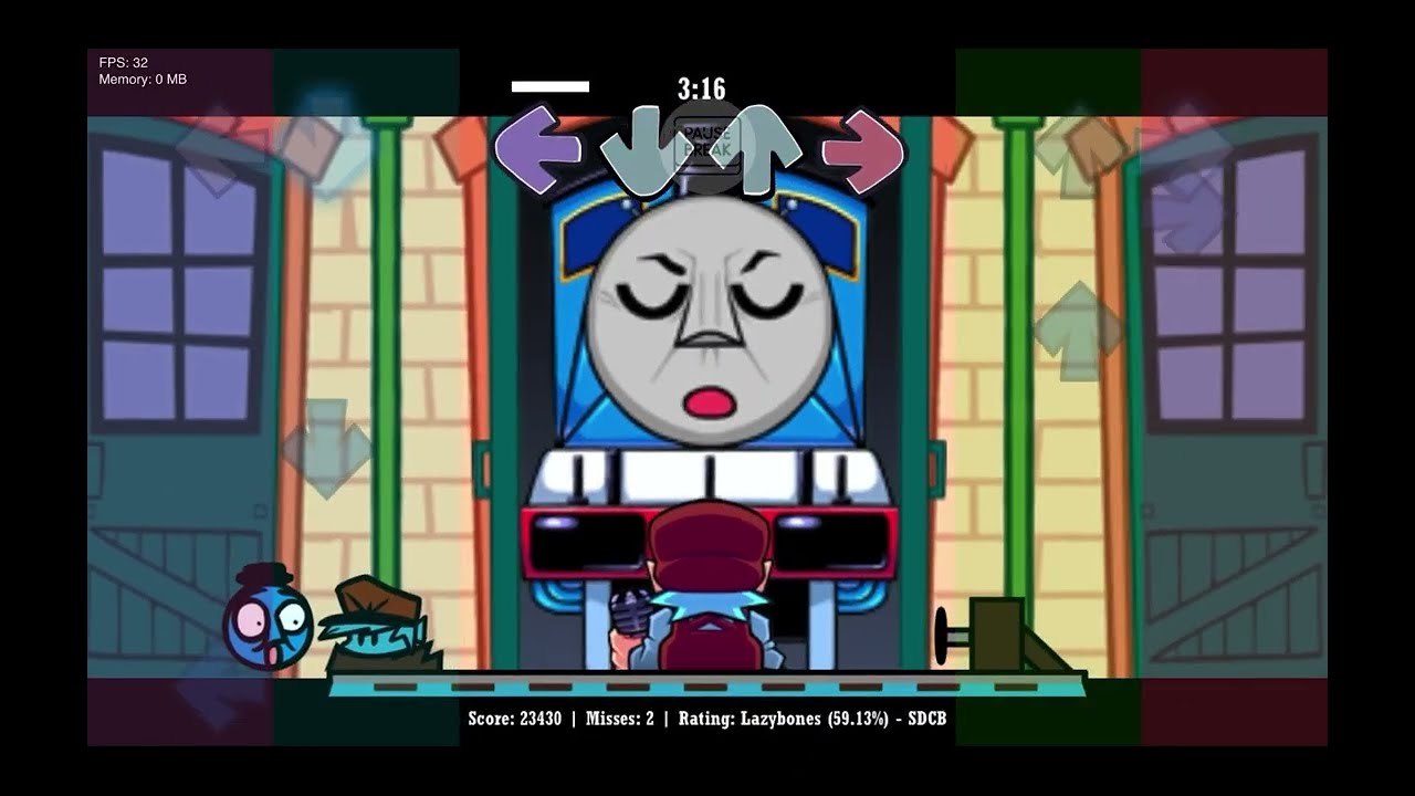 FNF big engine brawl vs Gordon