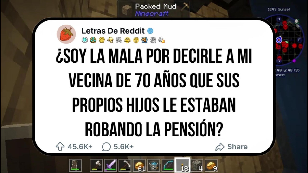 SOY LA MALA POR DECIRLE A MI ECINA DE 70 AÑOS QUE SUS HIJOS LA ESTABAN ROBANDO