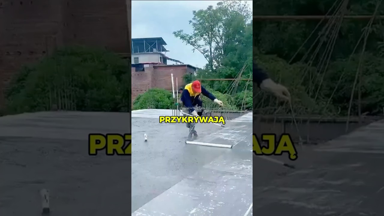 Dlaczego przykrywają betonową folią?