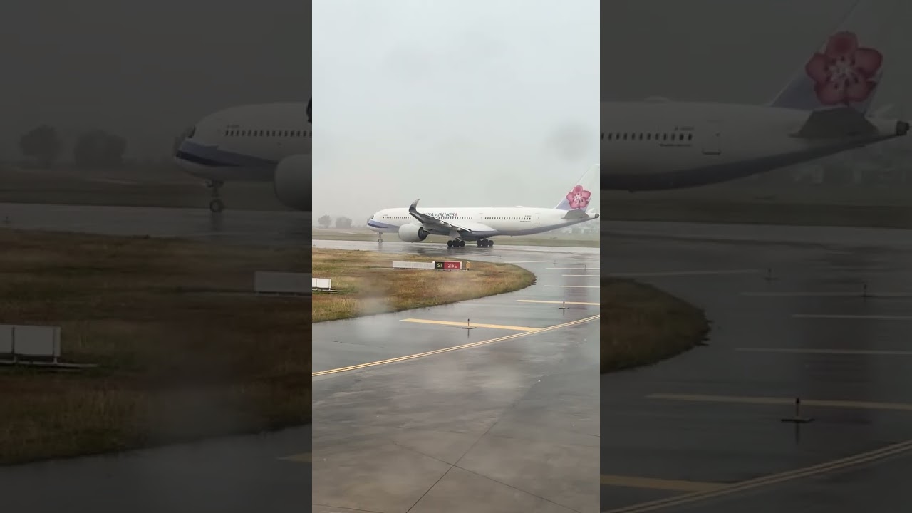 【離着陸シリーズ186】 【雨のSGN離陸】 エアアジアAK521 タンソンニャット国際空港｜Rainy Takeoff AirAsia AK521 SGN iPhone撮影