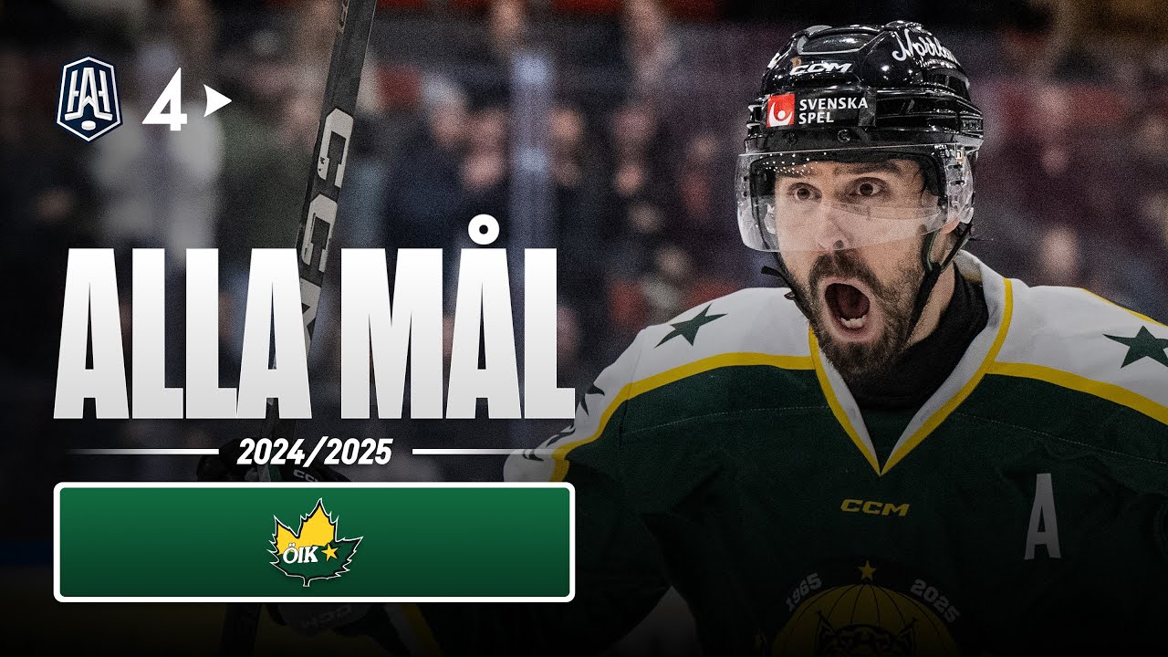 ALLA m&aring;l fr&aring;n &Ouml;stersund | HockeyAllsvenskan 2024/25