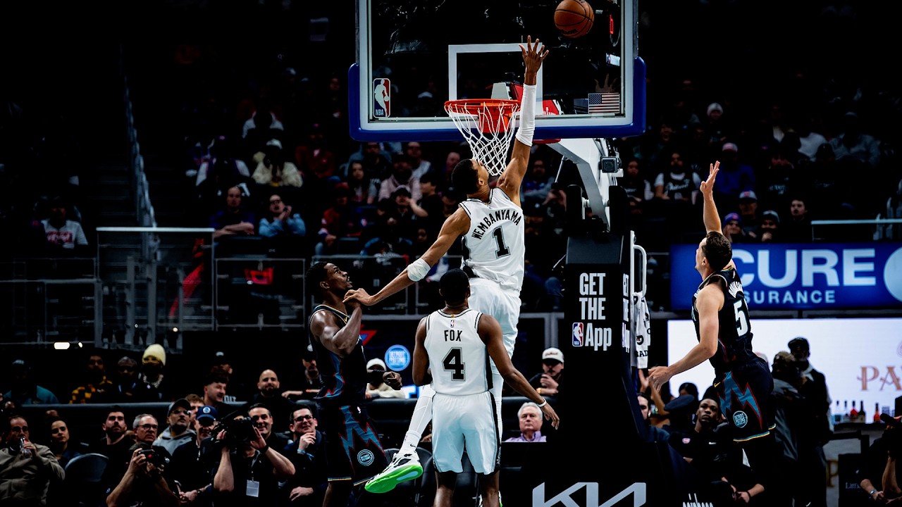 리그 1위요? 저 빅터 웸반야마에요 | NBA 샌안토니오 VS 디트로이트