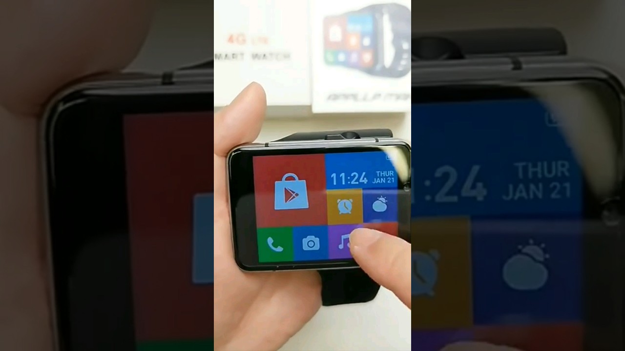 Lokmat Appllp Max 4G Large Screen Android Smartwatch
